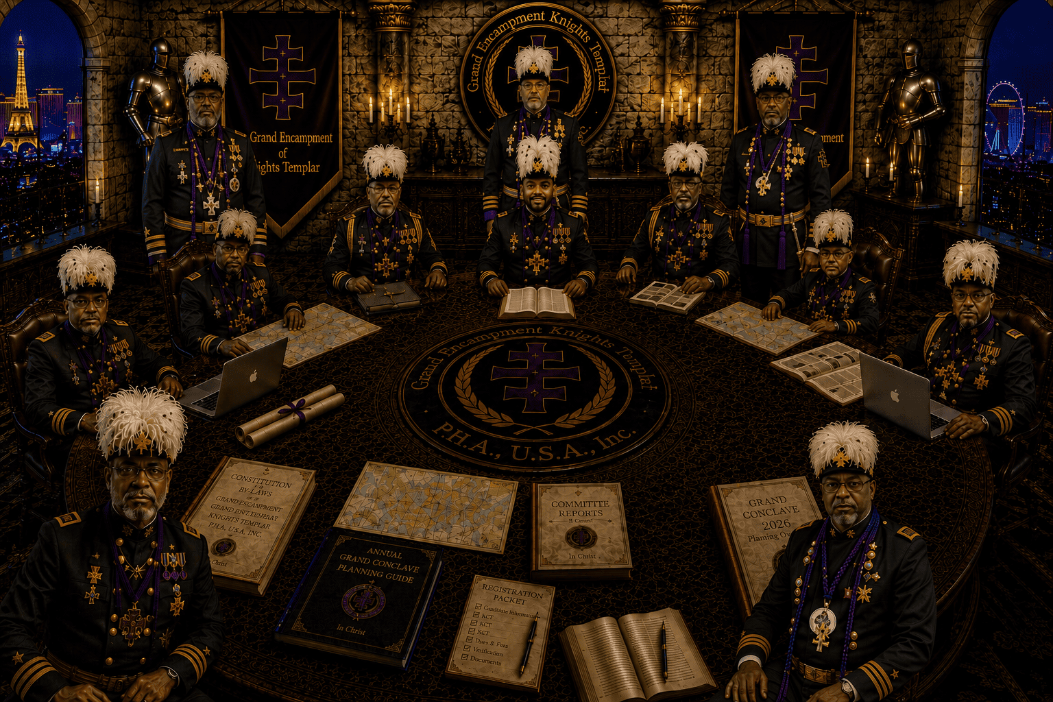Elected Officers of the Grand Encampment Knights Templar P.H.A. U.S.A., Inc.