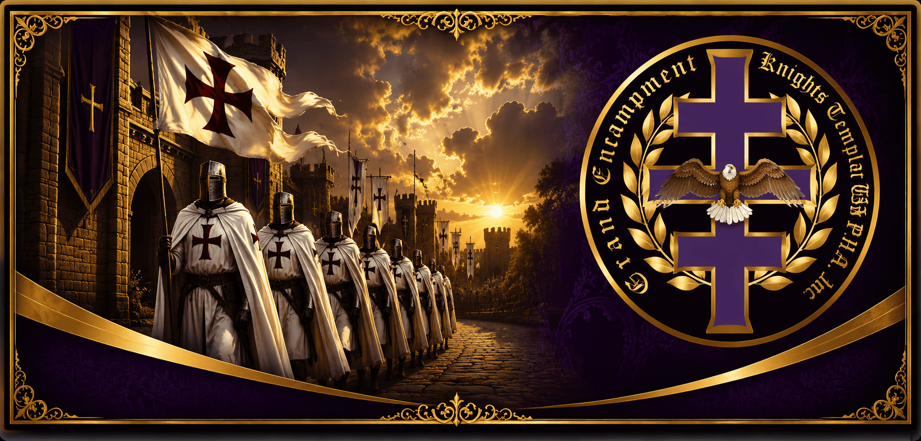Grand Encampment Drill Team Banner